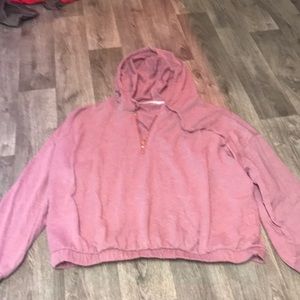 Pink hoodie